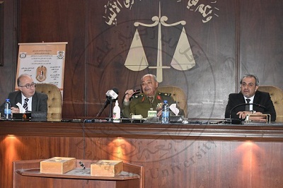 كلية الحقوق بجامعة دمشق  تقيم ورشة عمل( القضاء العسكري وأصول التقاضي فيه، نظرياً وعملياً)  